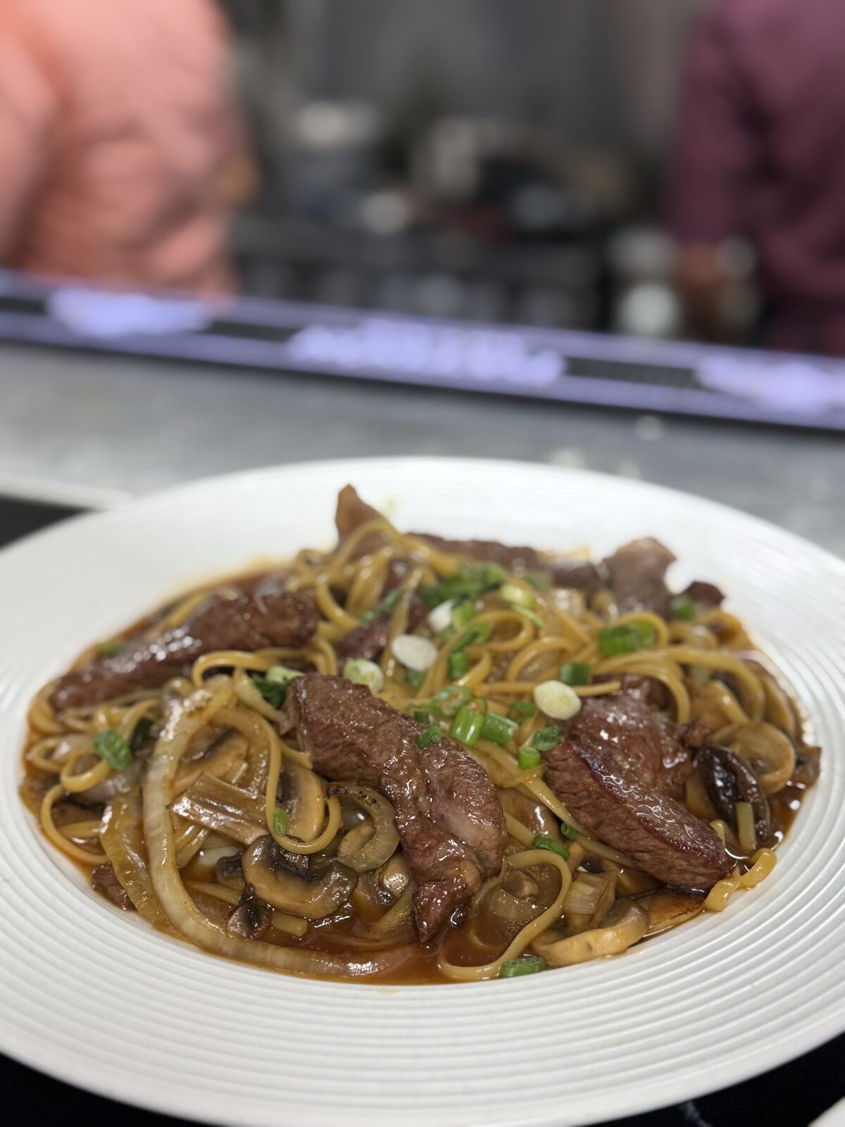 Plate from the Pasta y Chile kitchen
