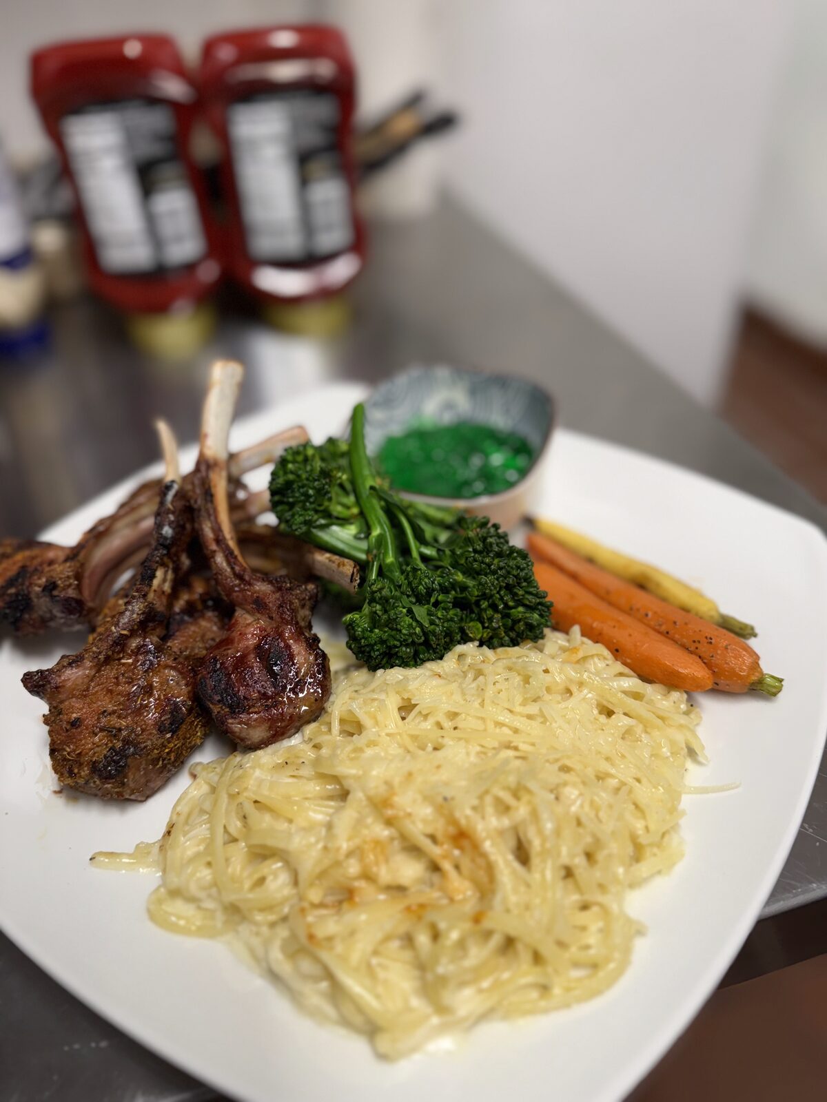 Plate from the Pasta y Chile kitchen
