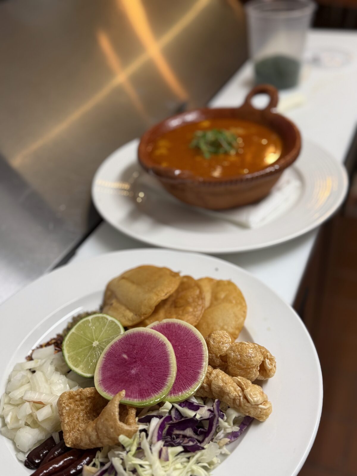 Plate from the Pasta y Chile kitchen
