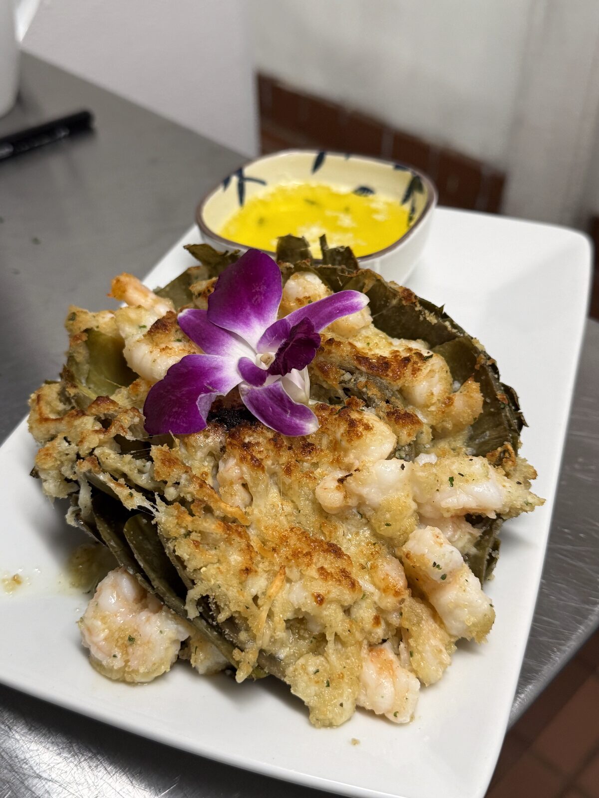 Plate from the Pasta y Chile kitchen