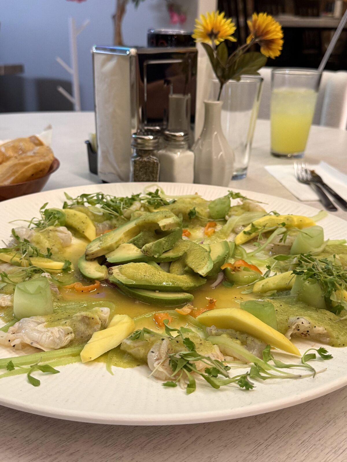 Plate from the Pasta y Chile kitchen