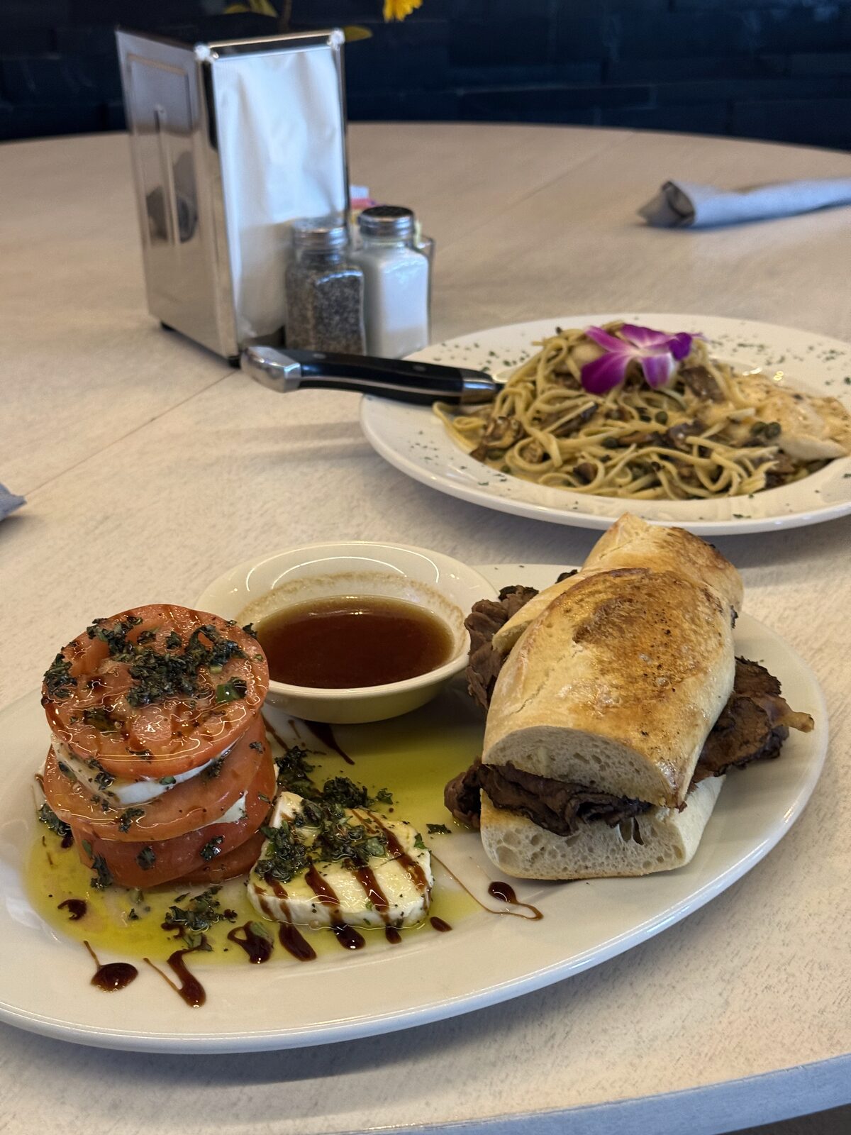 Plate from the Pasta y Chile kitchen