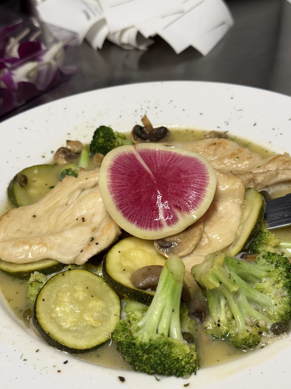 Plate from the Pasta y Chile kitchen