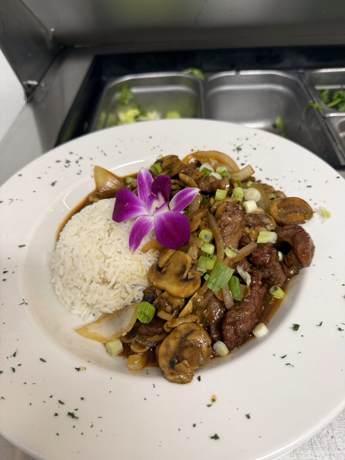 Plate from the Pasta y Chile kitchen