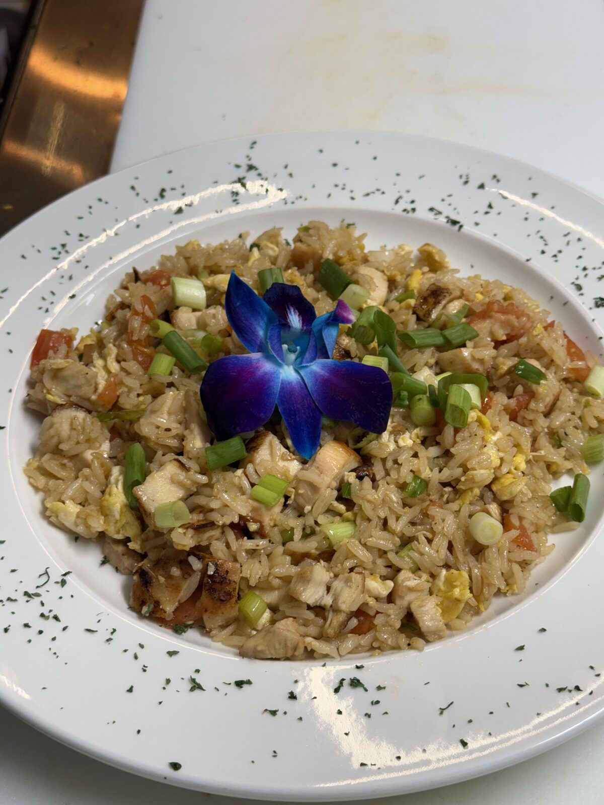 Plate from the Pasta y Chile kitchen